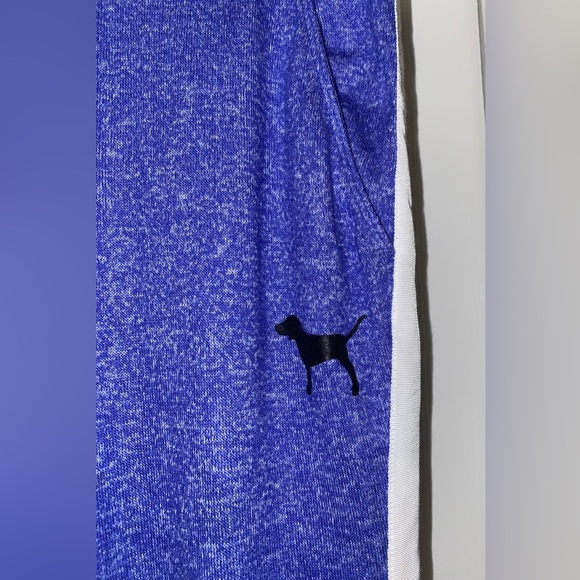 PINK Victoria's Secret Sleepwear Pants, blue with white stripe. Size medium - Picture 3 of 14